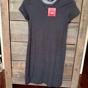 NWT The North Face terry dress, hiking dress with pockets, north face casual XS